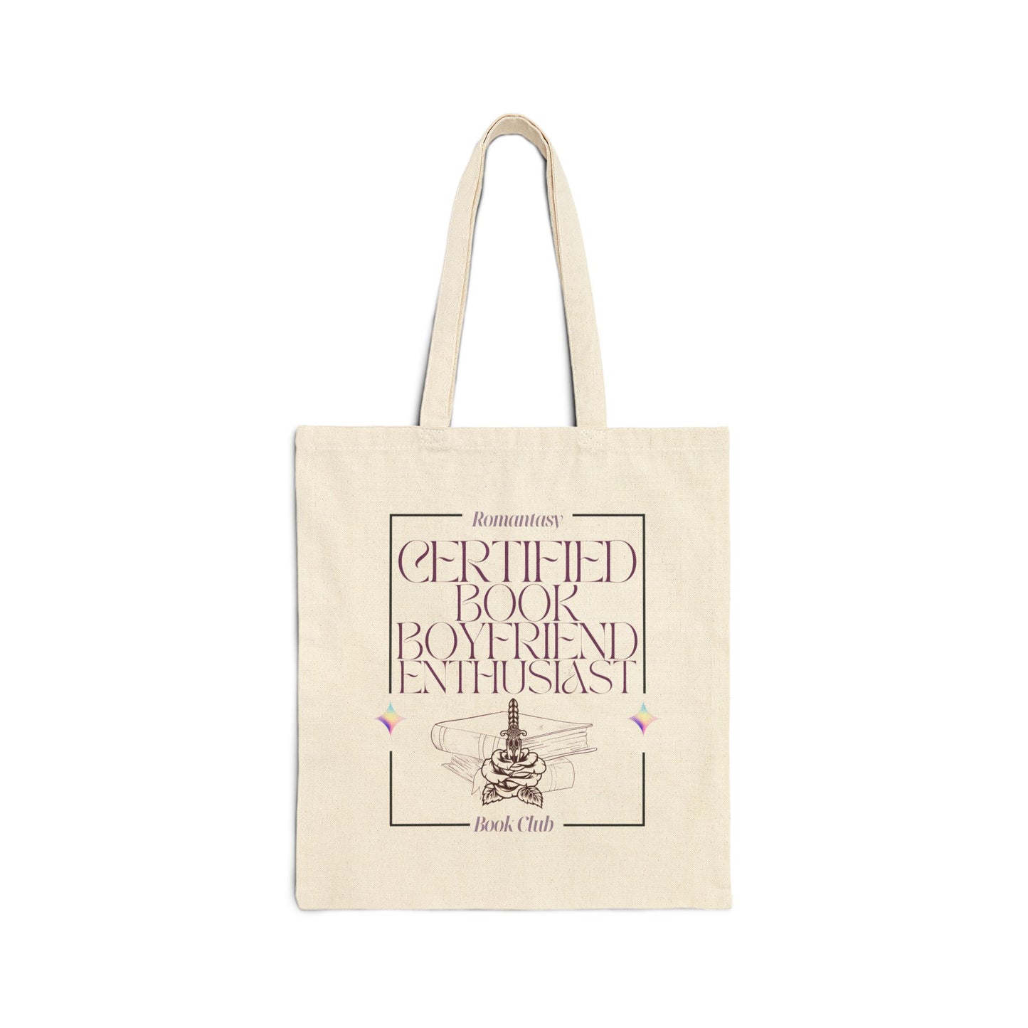 Certified Book Boyfriend Enthusiast – Cotton Canvas Tote