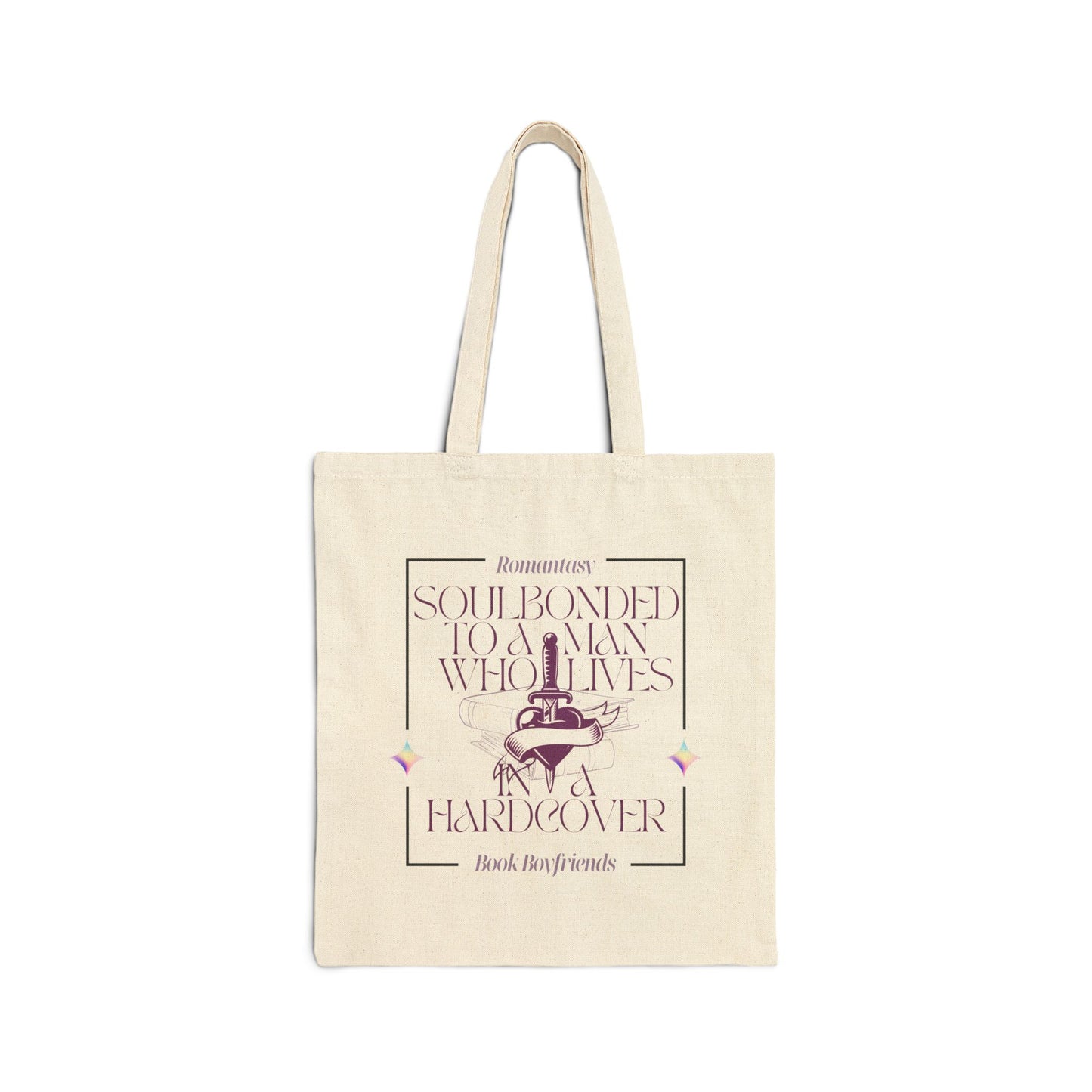 Soulbonded to a Man in a Hardcover – Book Boyfriend Tote Bag