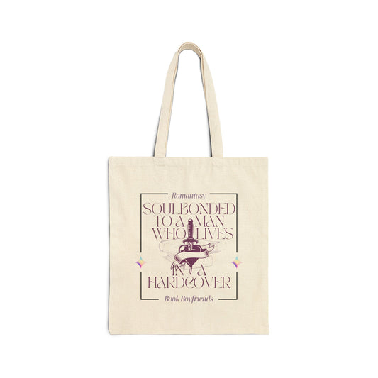 Soulbonded to a Man in a Hardcover – Book Boyfriend Tote Bag